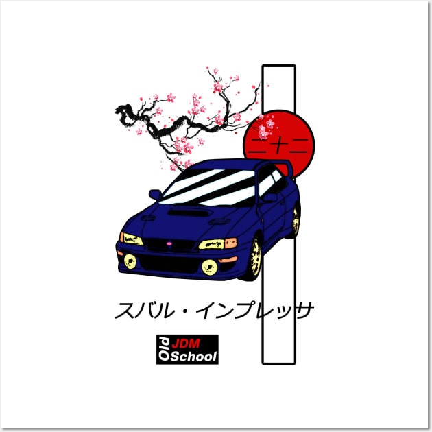 JDM 22b Blue Red Sun Edition Wall Art by OSJ Store